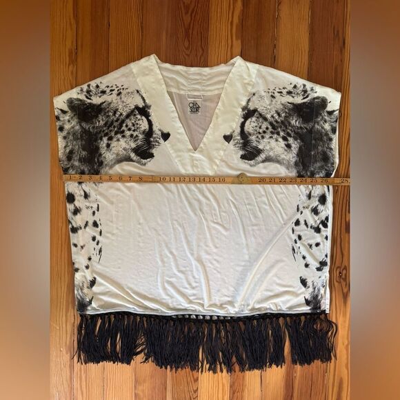 Chaser Leopard Fringe Top - Picture 6 of 7